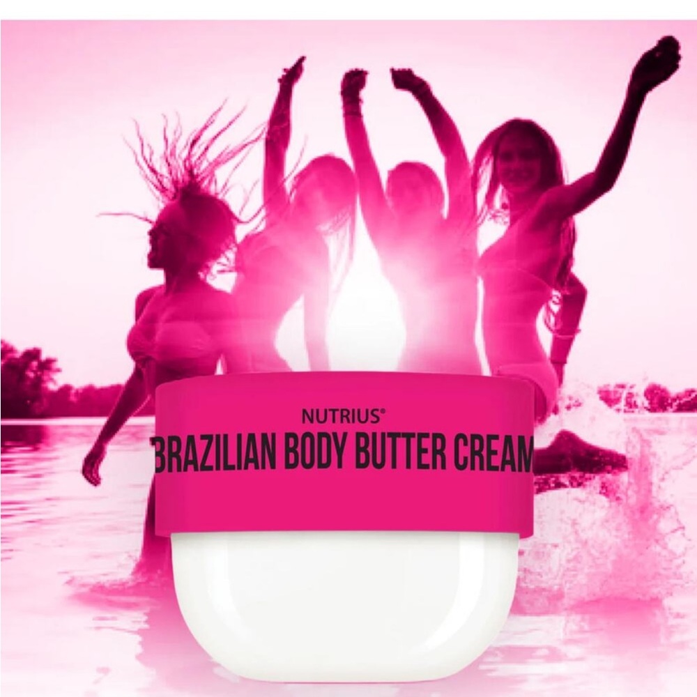NEW Nutrius Berry Bliss Brazilian Body Butter Cream - 6 oz - Unopened - No Box - Picture 3 of 7
